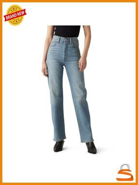 Women's Ribcage Straight Full Length Stretch Jeans Size 27